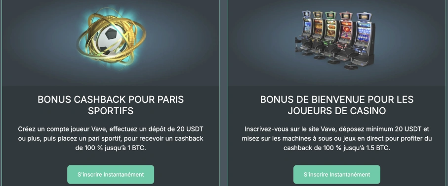 Vave casino